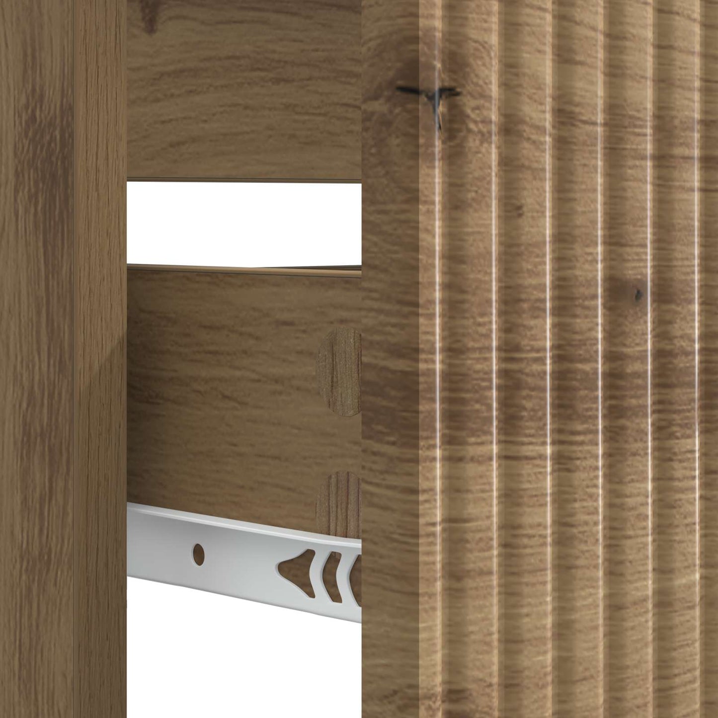 Bathroom Sink Cabinet HAARLEM Artisan Oak 82 x 41x 58.5 cm