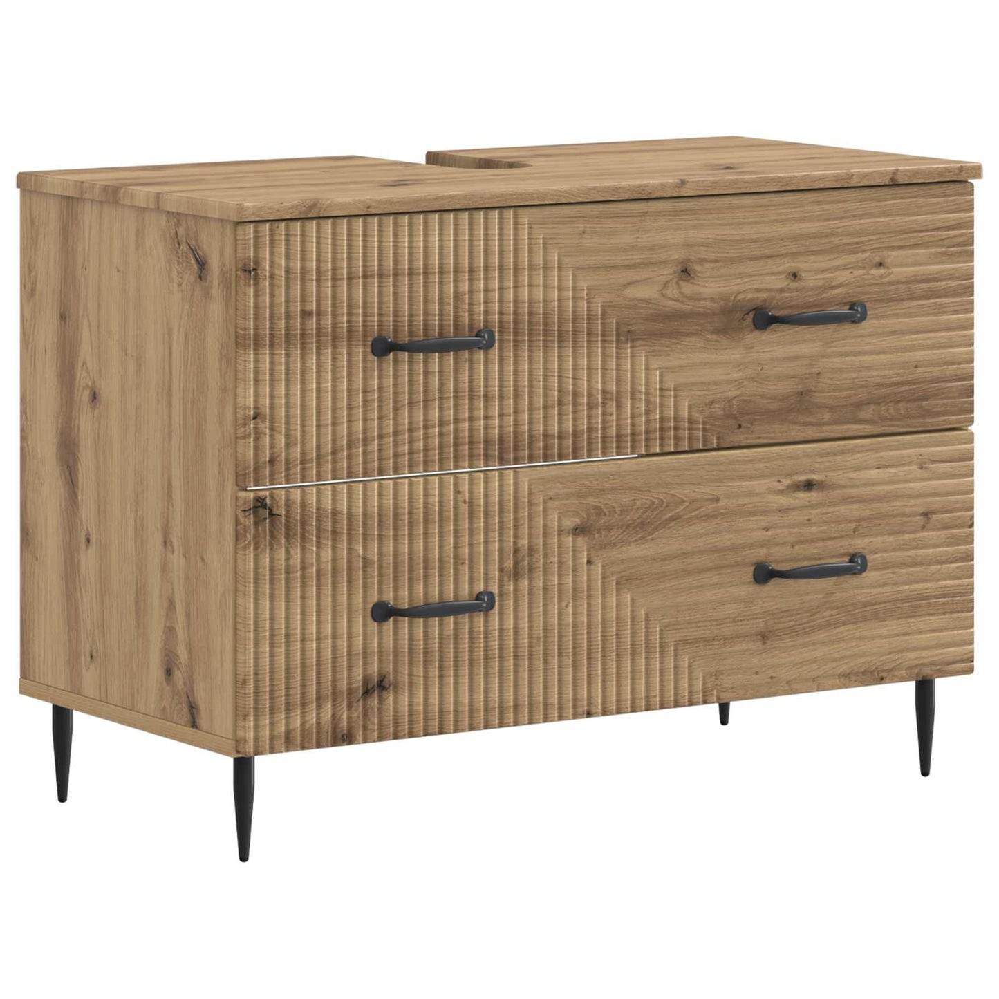 Bathroom Sink Cabinet HAARLEM Artisan Oak 82 x 41x 58.5 cm