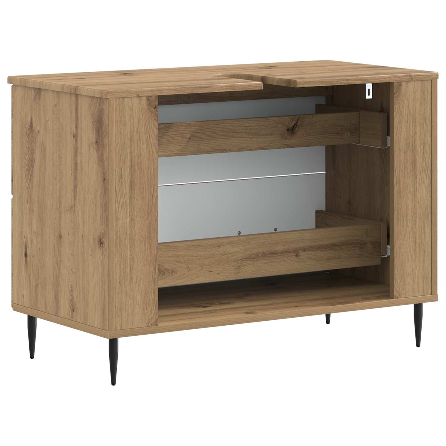 Bathroom Sink Cabinet HAARLEM Artisan Oak 82 x 41x 58.5 cm