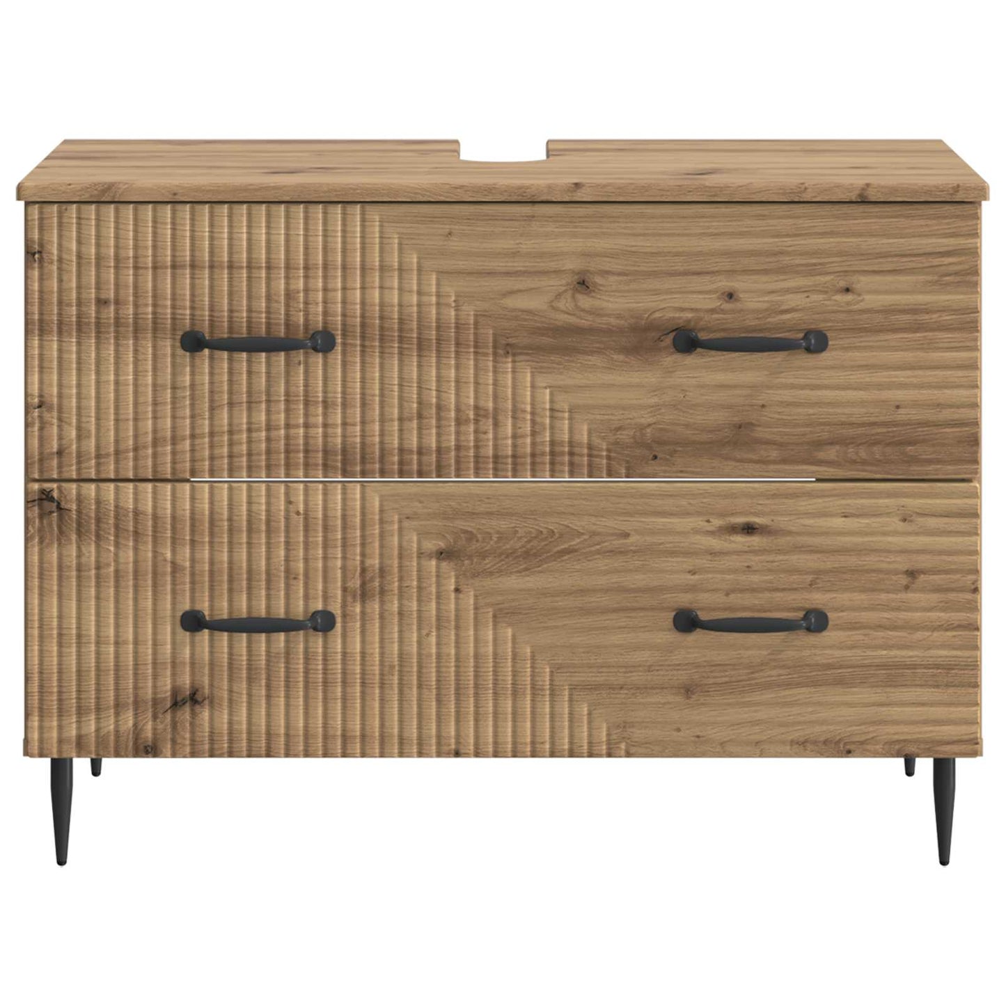 Bathroom Sink Cabinet HAARLEM Artisan Oak 82 x 41x 58.5 cm