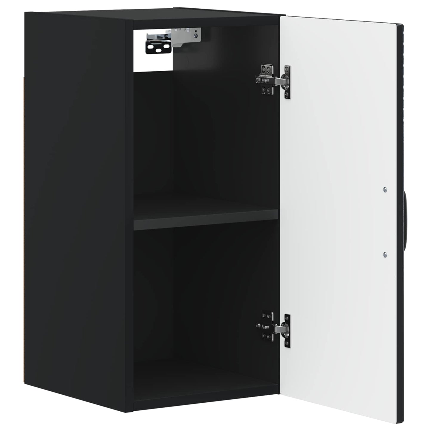 Bathroom Wall Cabinet HAARLEM Black 30 x 31 x 59 cm