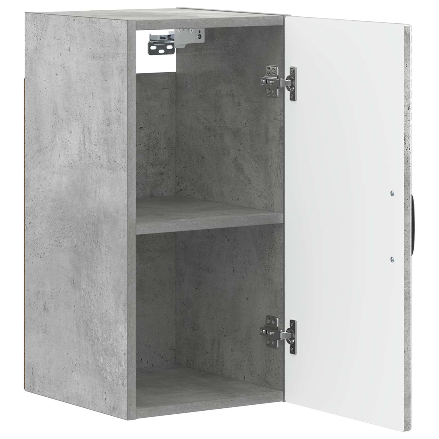 Bathroom Wall Cabinet HAARLEM Concrete Grey 30 x 31 x 59 cm
