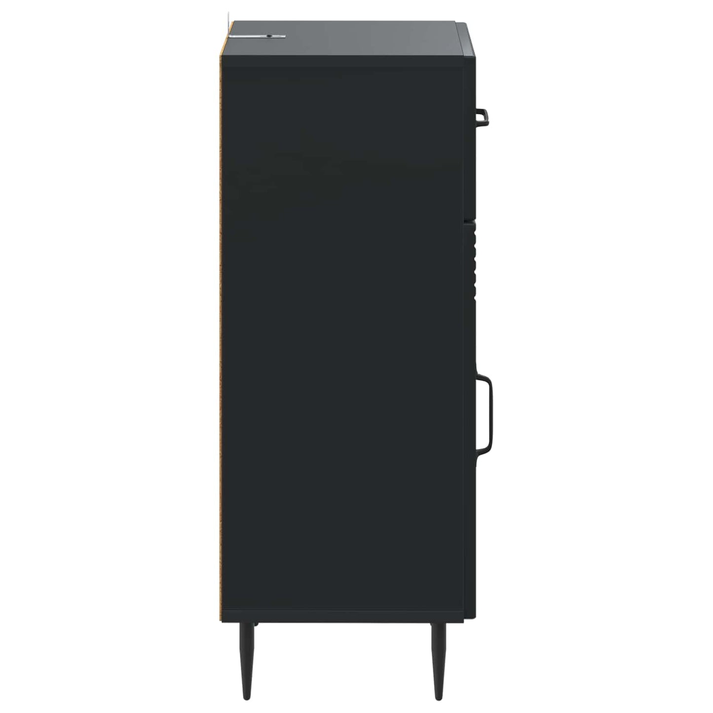 Bathroom Storage Cainet HAARLEM Black 30 x 31 x 80 cm