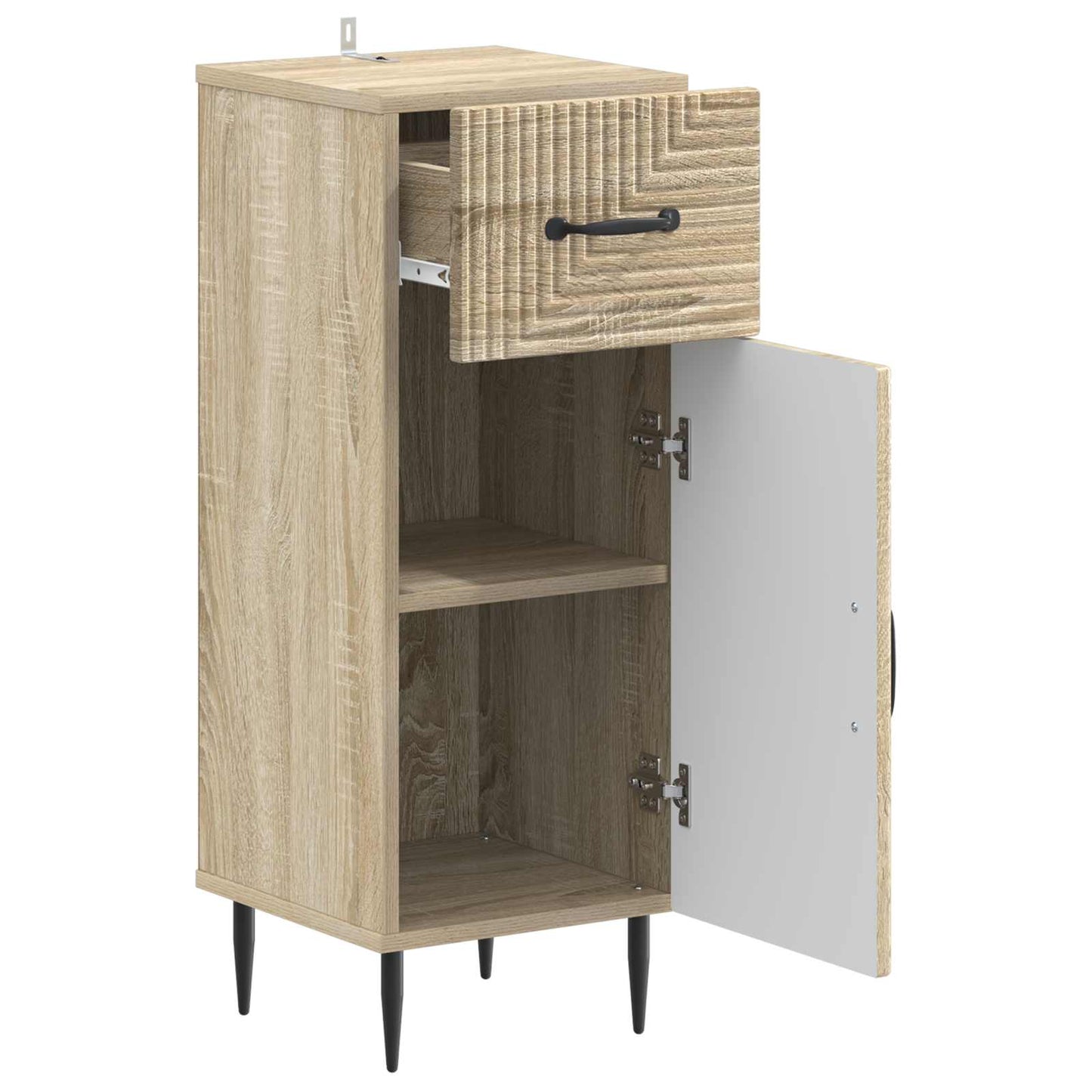 Bathroom Storage Cainet HAARLEM Sonoma Oak 30 x 31 x 80 cm