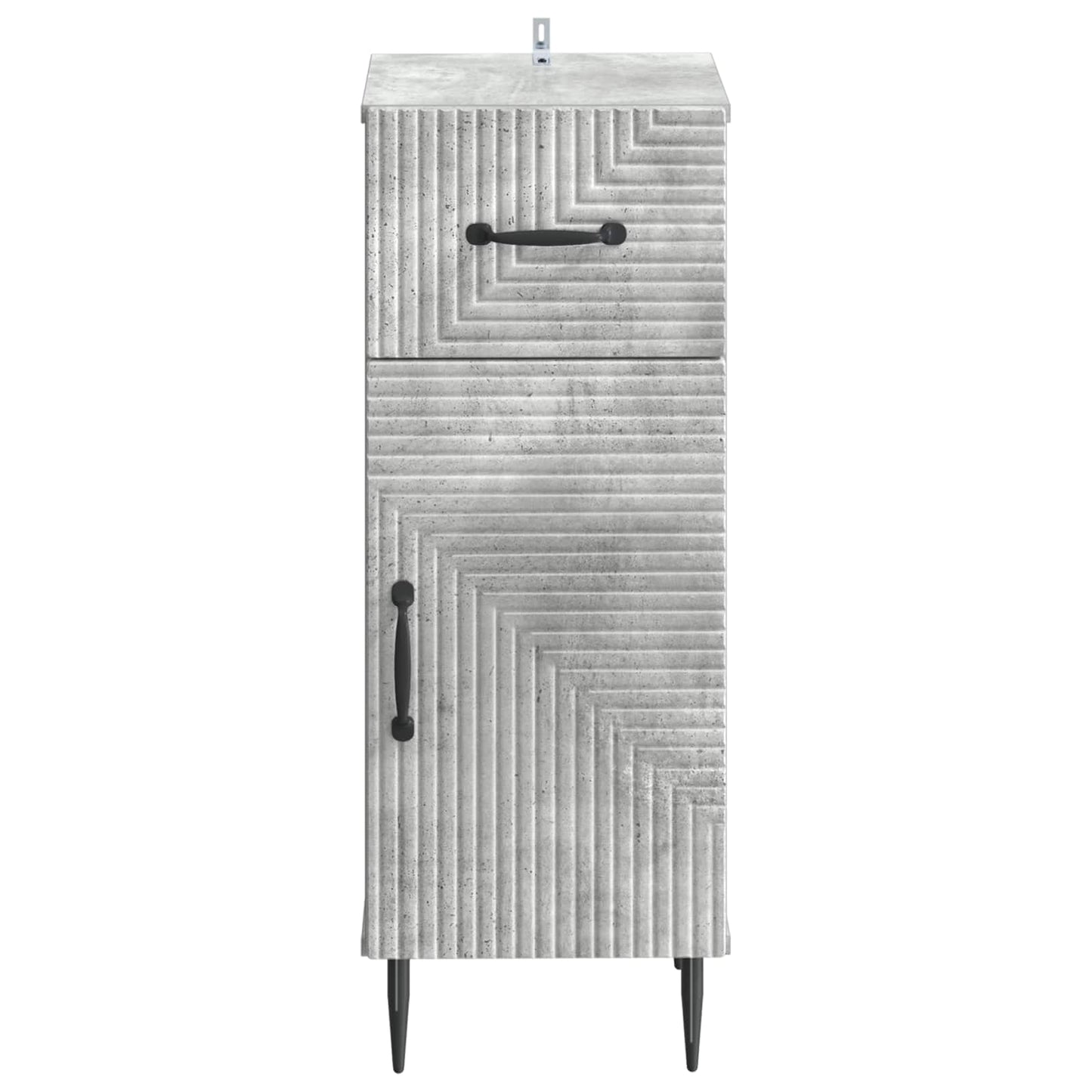 Bathroom Storage Cainet HAARLEM Concrete Grey 30 x 31 x 80 cm
