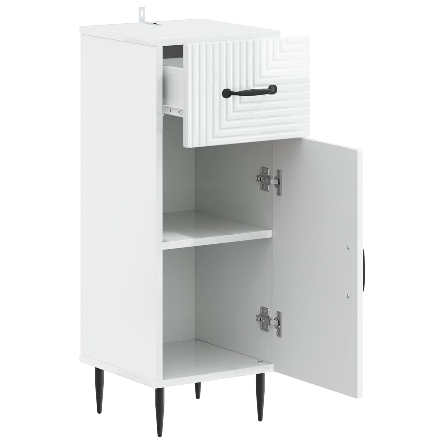 Bathroom Storage Cainet HAARLEM High Gloss White