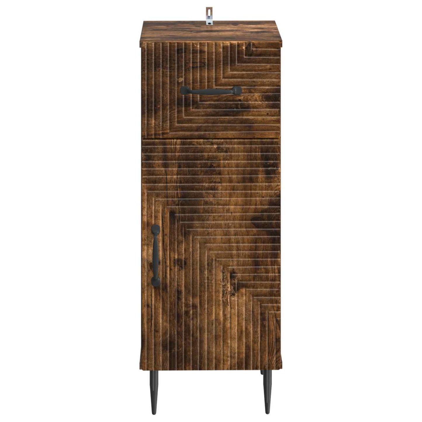 Bathroom Storage Cainet HAARLEM Smoked Oak 30 x 31 x 80 cm