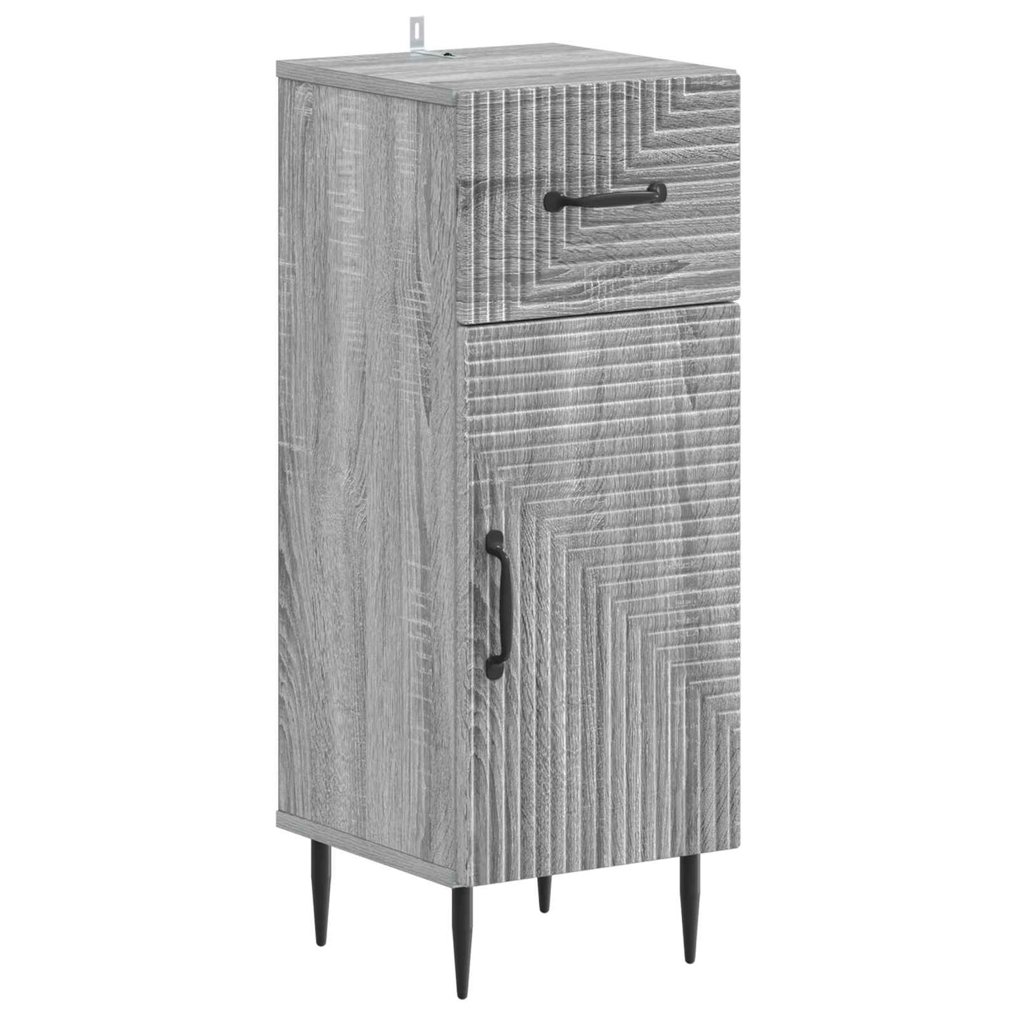 Bathroom Storage Cainet HAARLEM Grey Sonoma 30 x 31 x 80 cm