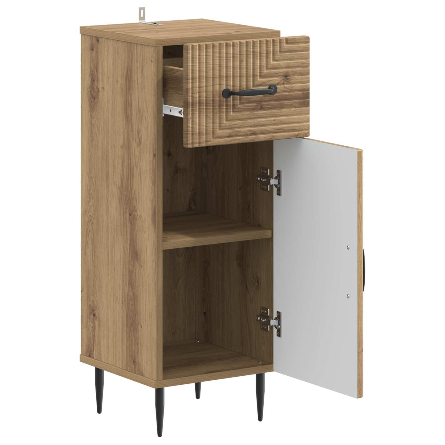 Bathroom Storage Cainet HAARLEM Artisan Oak 30 x 31 x 80 cm
