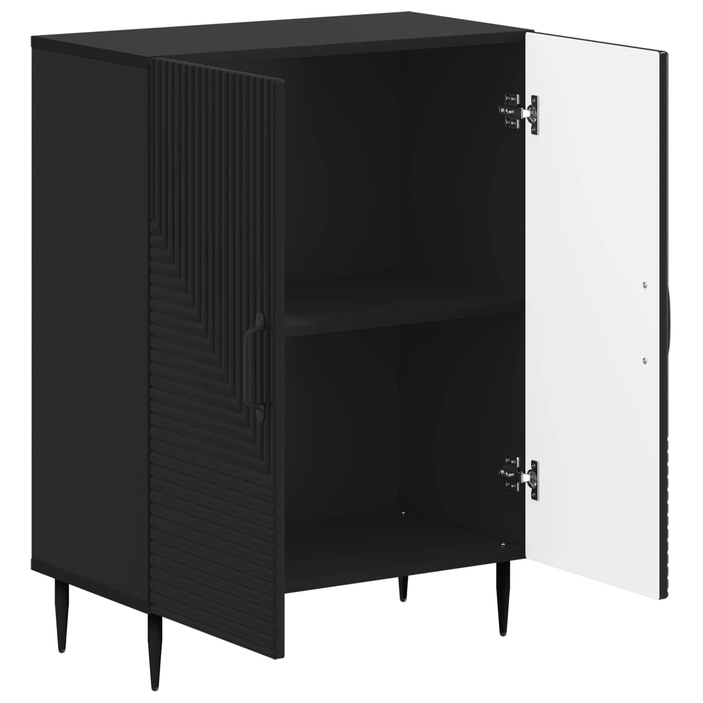 Bathroom Storage Cainet HAARLEM Black 59.5 x 31 x 80 cm