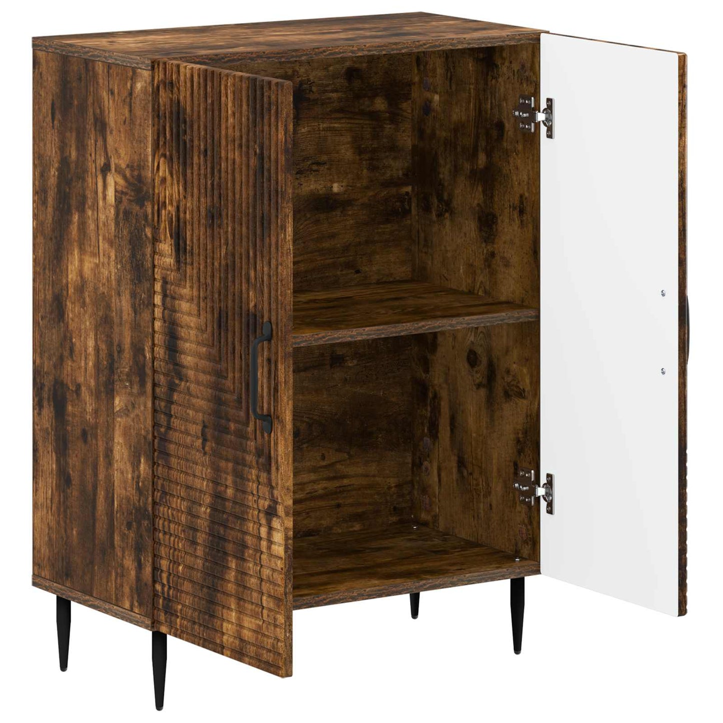 Bathroom Storage Cainet HAARLEM Smoked Oak 59.5 x 31 x 80 cm