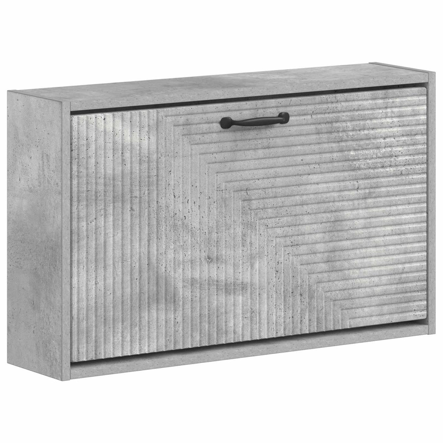 Wall-Mounted Shoe Cabinet HAARLEM 71 x 17 x 43 cm Concrete Grey