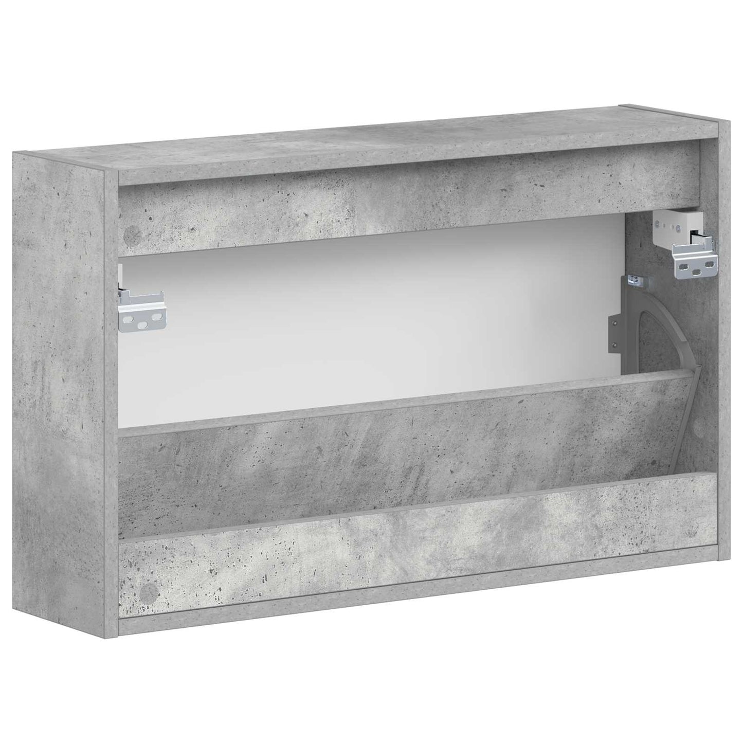 Wall-Mounted Shoe Cabinet HAARLEM 71 x 17 x 43 cm Concrete Grey