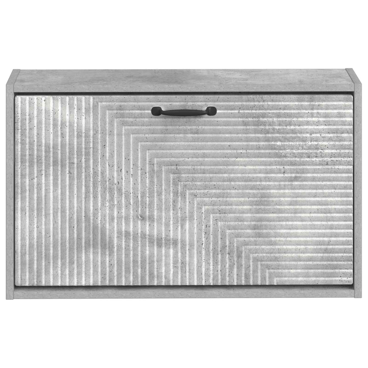 Wall-Mounted Shoe Cabinet HAARLEM 71 x 17 x 43 cm Concrete Grey