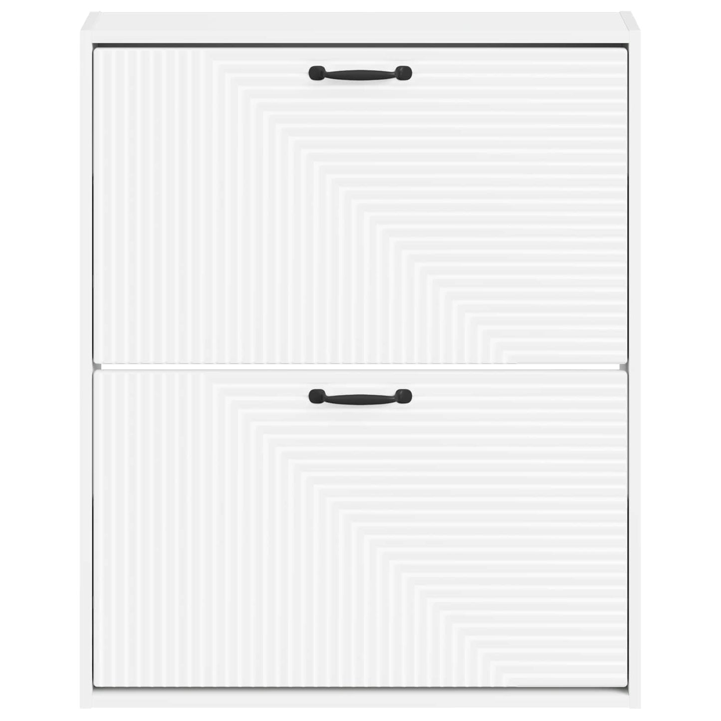 Wall-Mounted Shoe Cabinet HAARLEM 71 x 17 x 86 cm White
