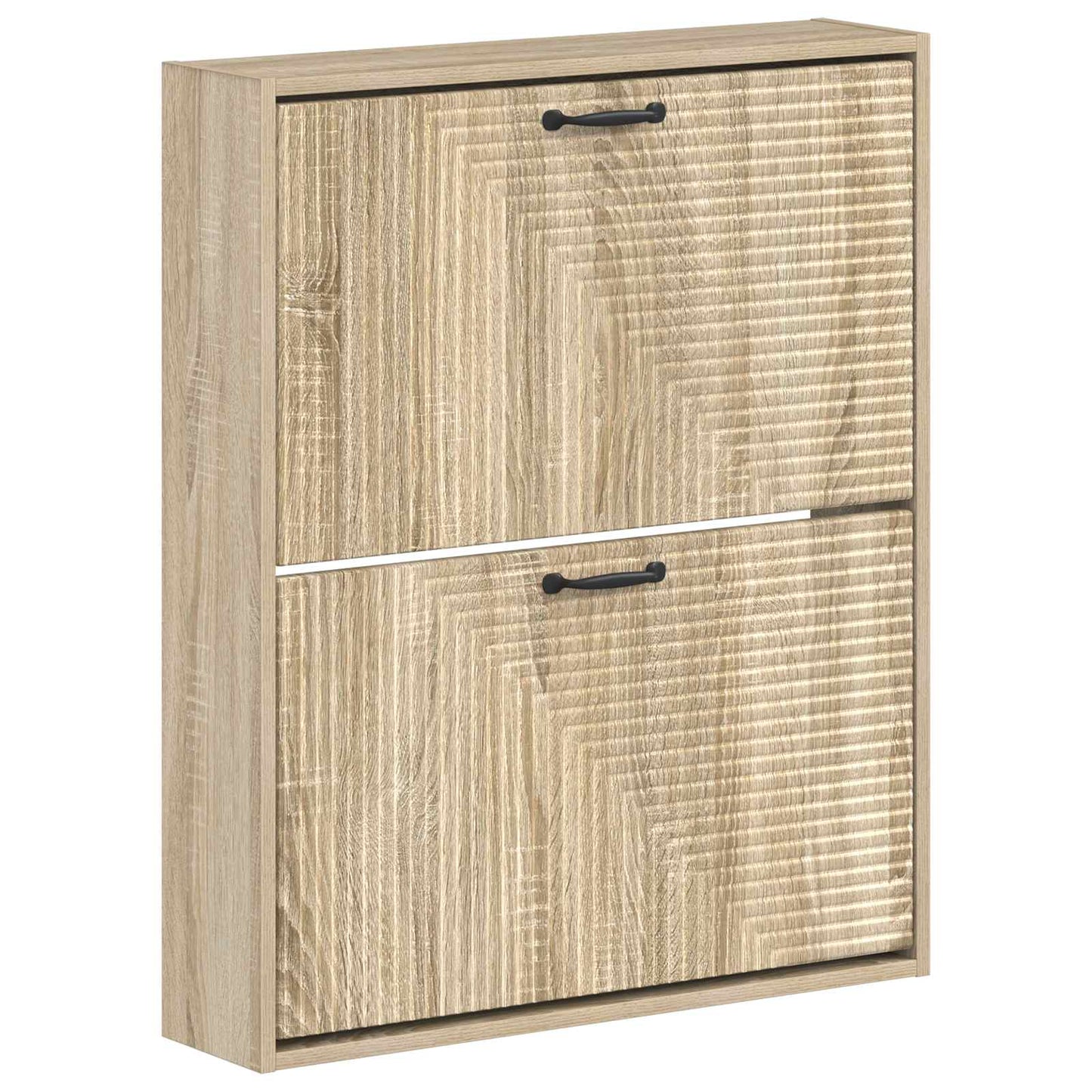 Wall-Mounted Shoe Cabinet HAARLEM 71 x 17 x 86 cm Sonoma Oak