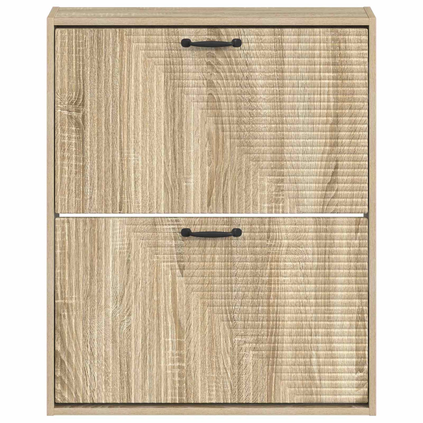 Wall-Mounted Shoe Cabinet HAARLEM 71 x 17 x 86 cm Sonoma Oak
