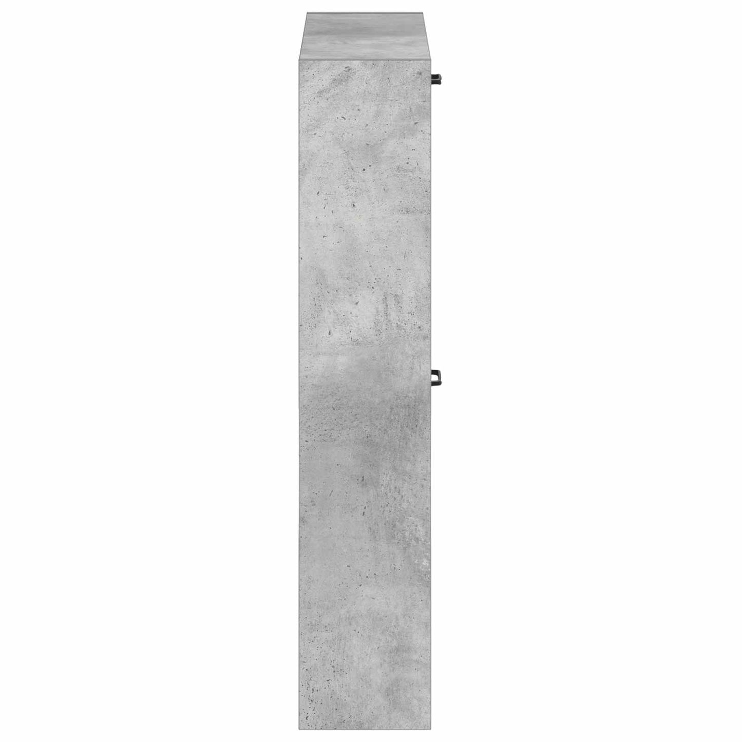 Wall-Mounted Shoe Cabinet HAARLEM 71 x 17 x 86 cm Concrete Grey