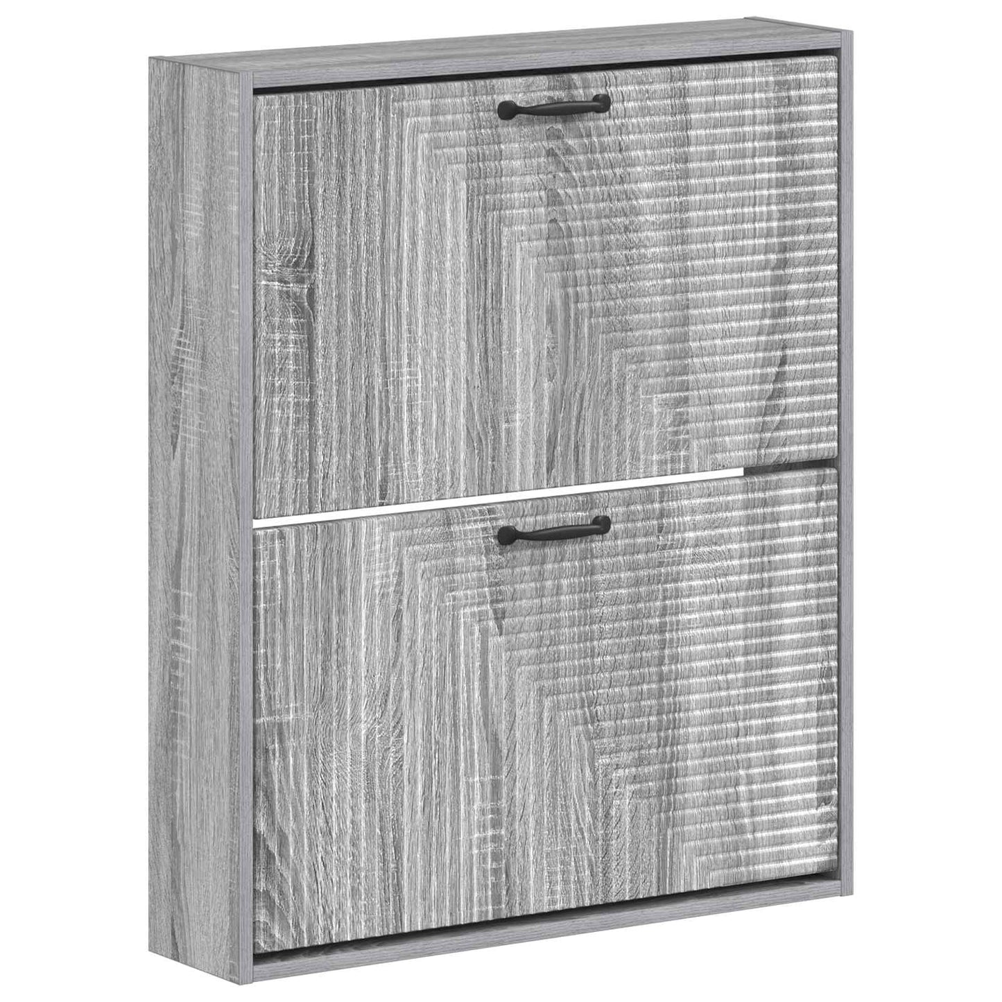 Wall-Mounted Shoe Cabinet HAARLEM 71 x 17 x 86 cm Grey Sonoma