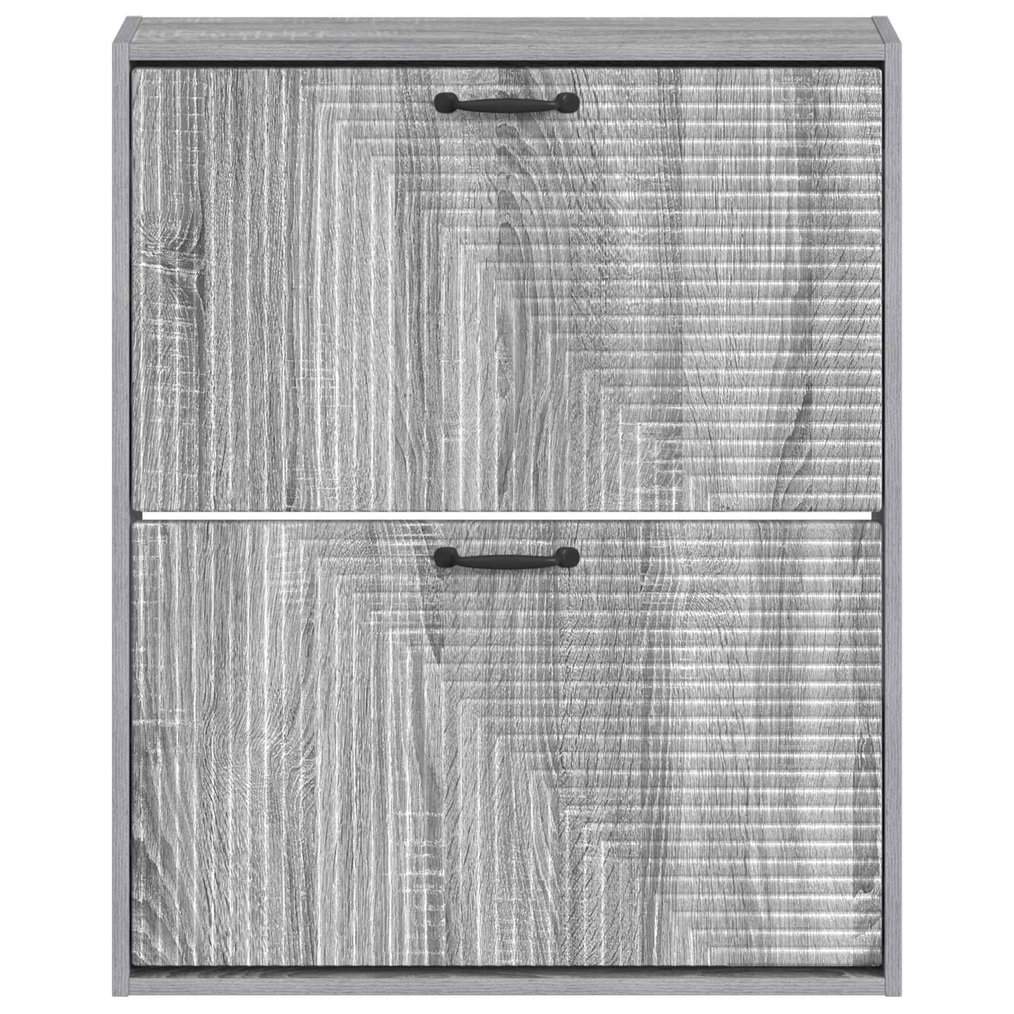 Wall-Mounted Shoe Cabinet HAARLEM 71 x 17 x 86 cm Grey Sonoma
