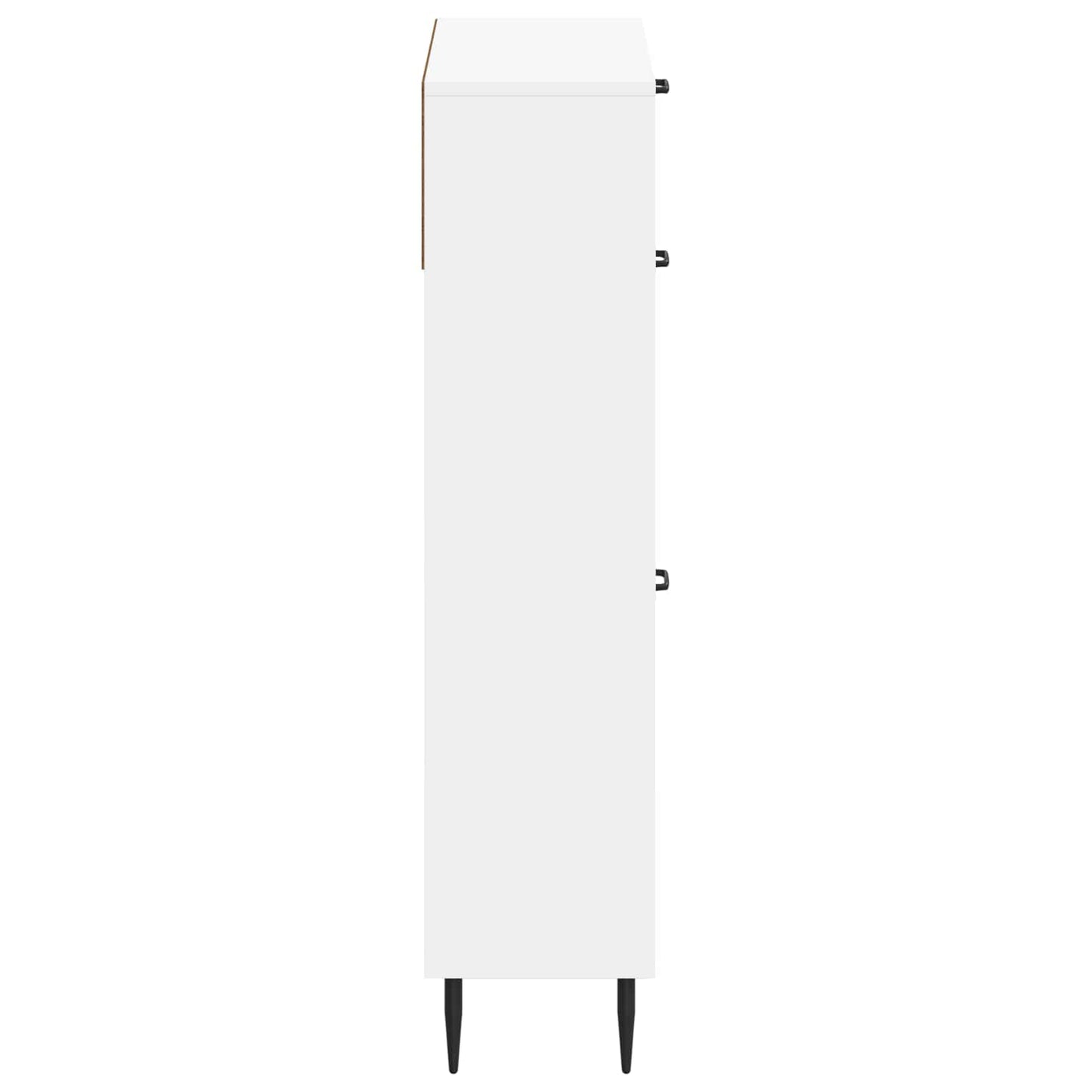 Shoe Cabinet HAARLEM 78 x 24 x 103 cm Engineered Wood White