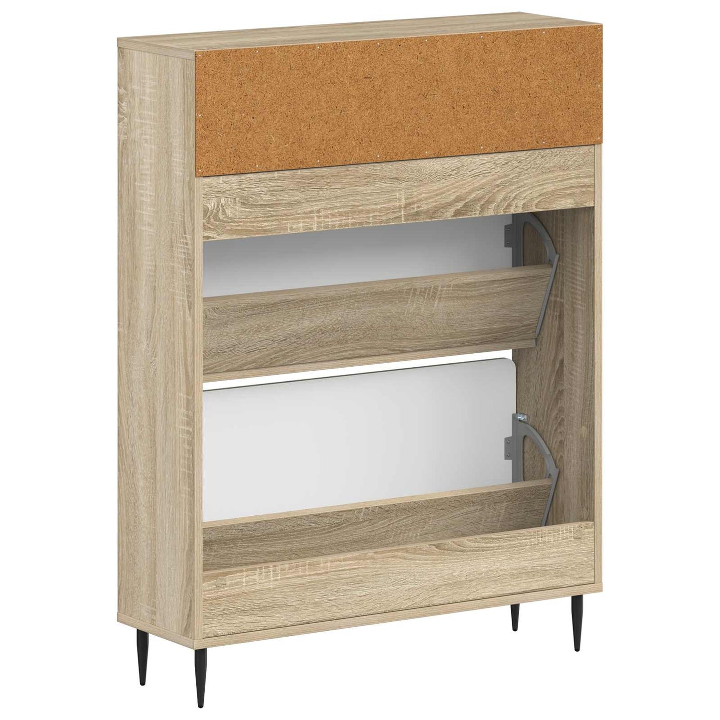 Shoe Cabinet HAARLEM 78 x 24 x 103 cm Engineered Wood