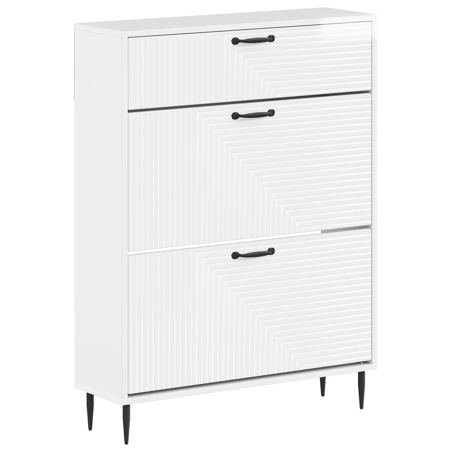 Shoe Cabinet HAARLEM 78 x 24 x 103 cm Engineered Wood