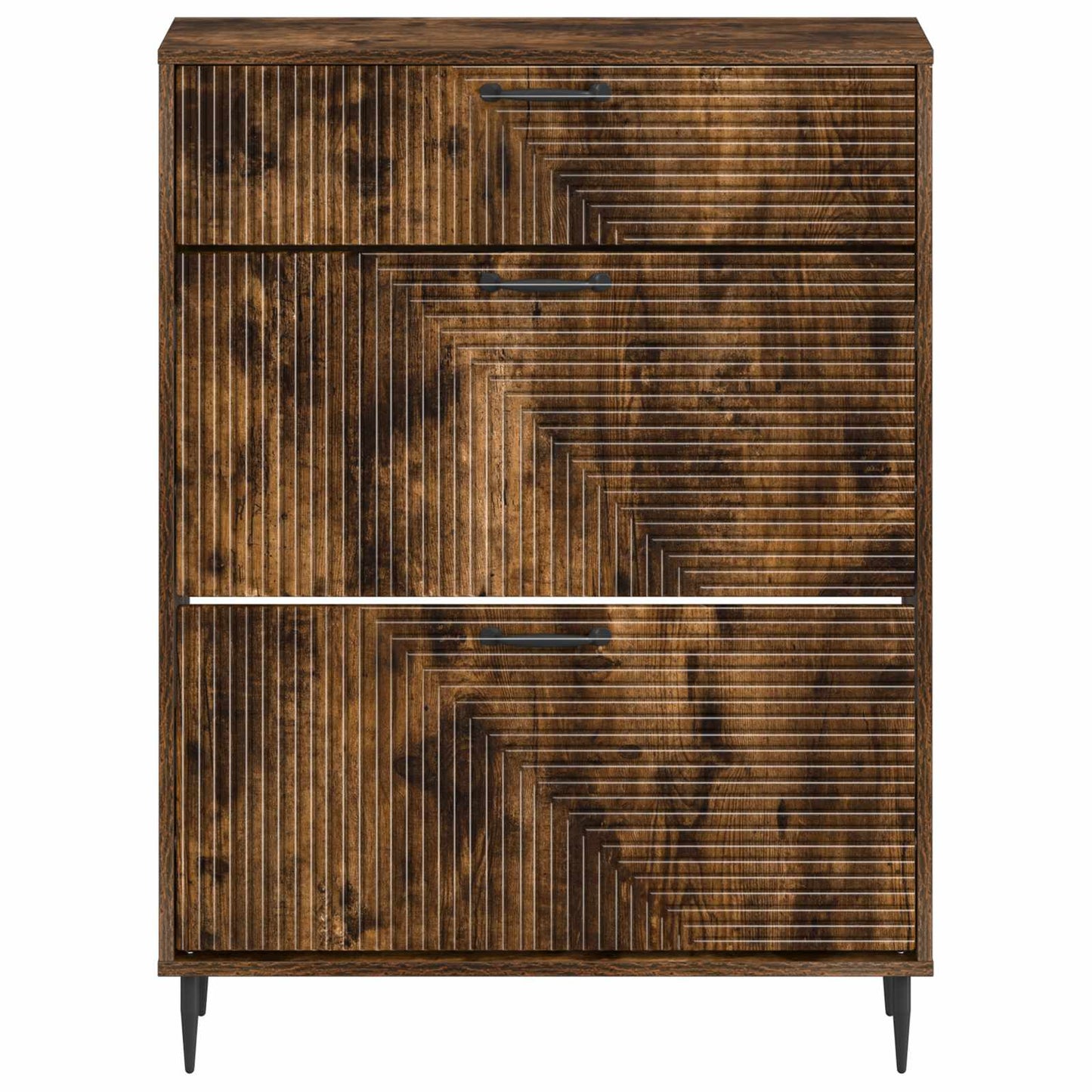Shoe Cabinet HAARLEM 78 x 24 x 103 cm Engineered Wood