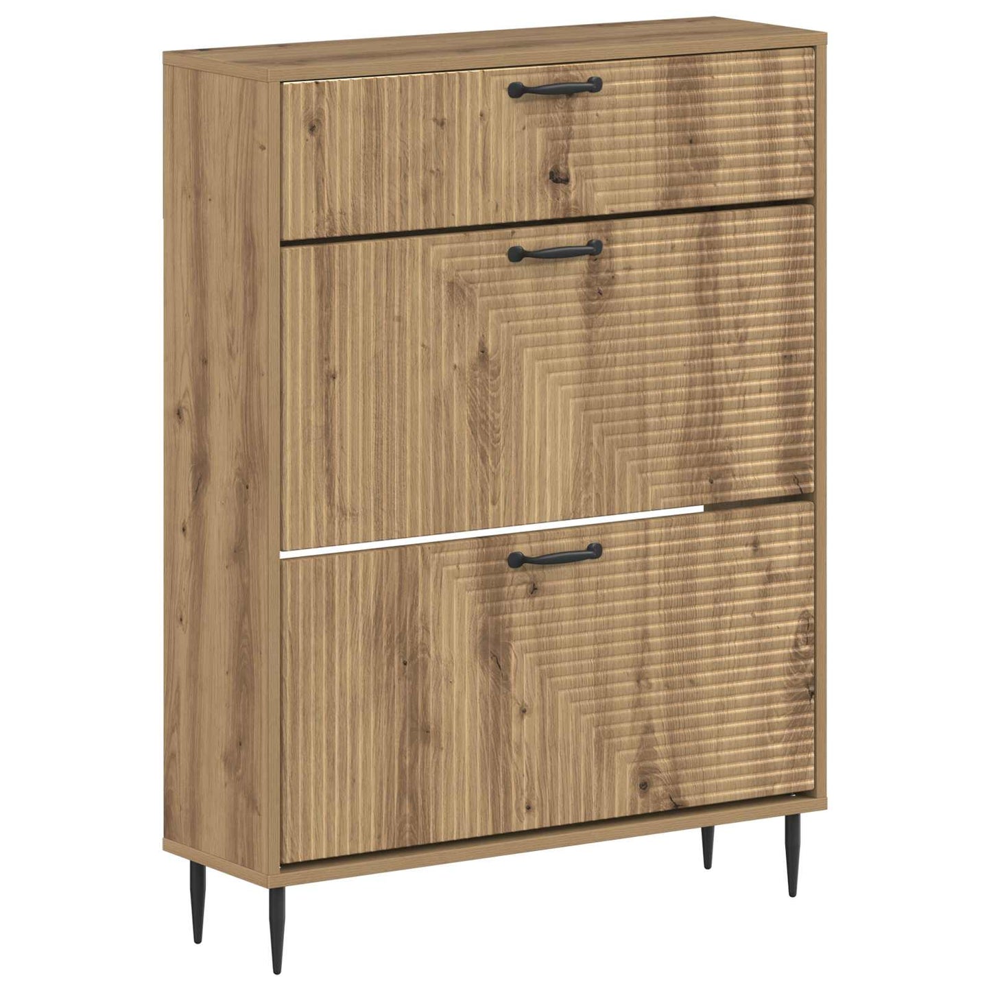 Shoe Cabinet HAARLEM 78 x 24 x 103 cm Engineered Wood