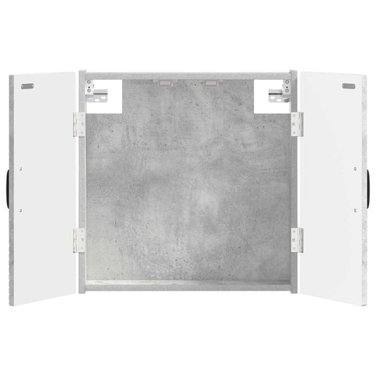 Dartboard Cabinet HAARLEM Concrete Grey 52.5 x 10.5 x 53.5 cm