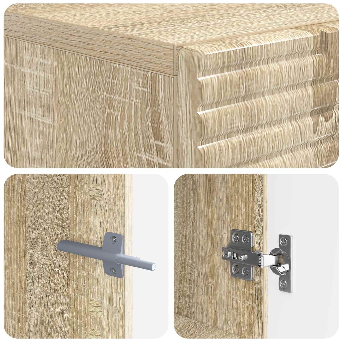TV Cabinet Sonoma Oak Engineered Wood