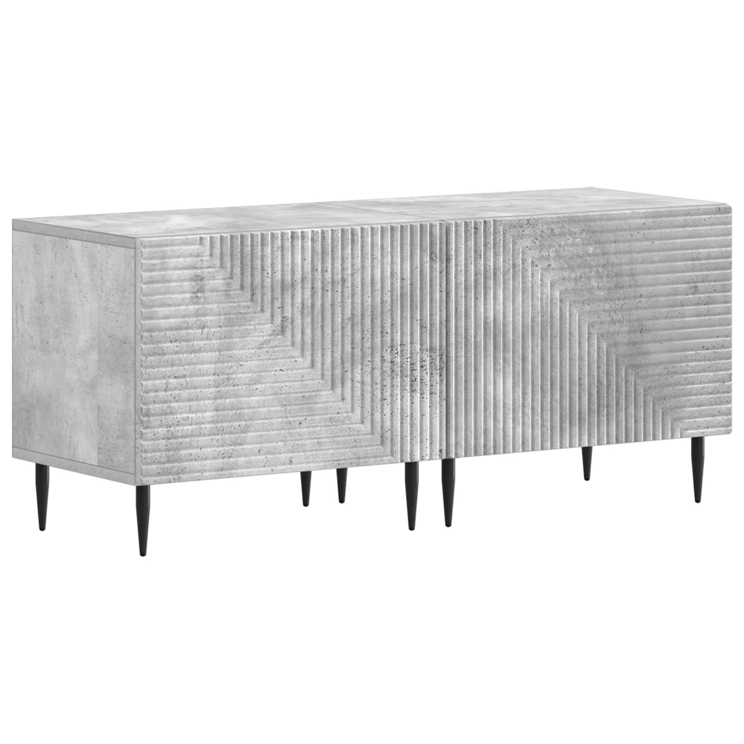 TV Cabinet Concrete Grey Engineered Wood