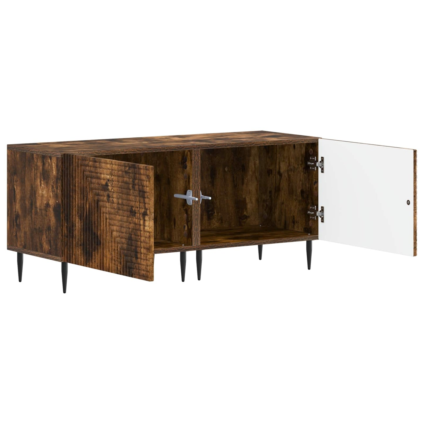 TV Cabinet Smoked Oak Engineered Wood