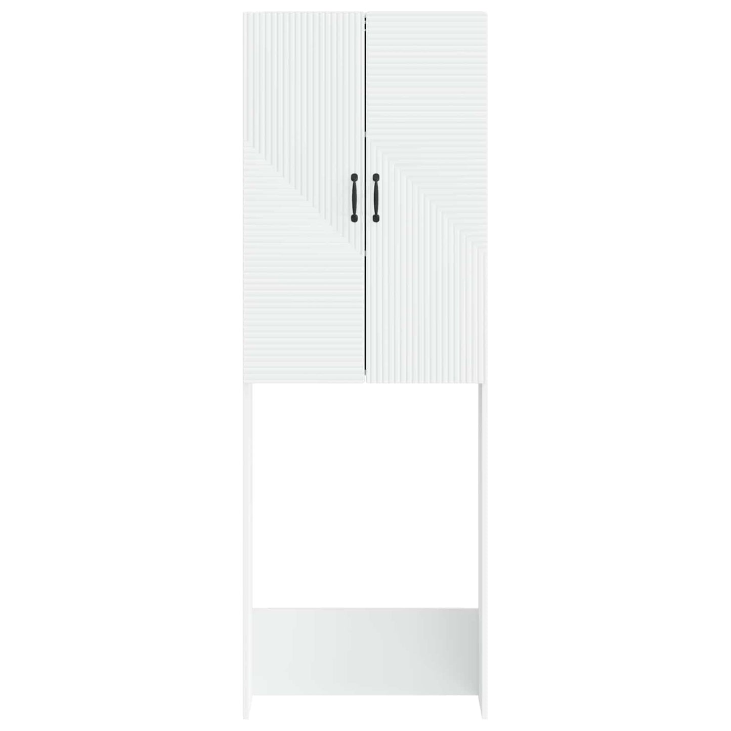 Toilet Cabinet HAARLEM White 66 x 25.5 x 190 cm Engineered Wood