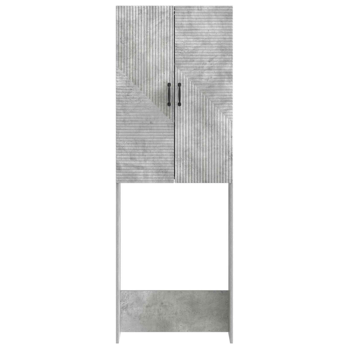 Toilet Cabinet HAARLEM Concrete Grey 66 x 25.5 x 190 cm
