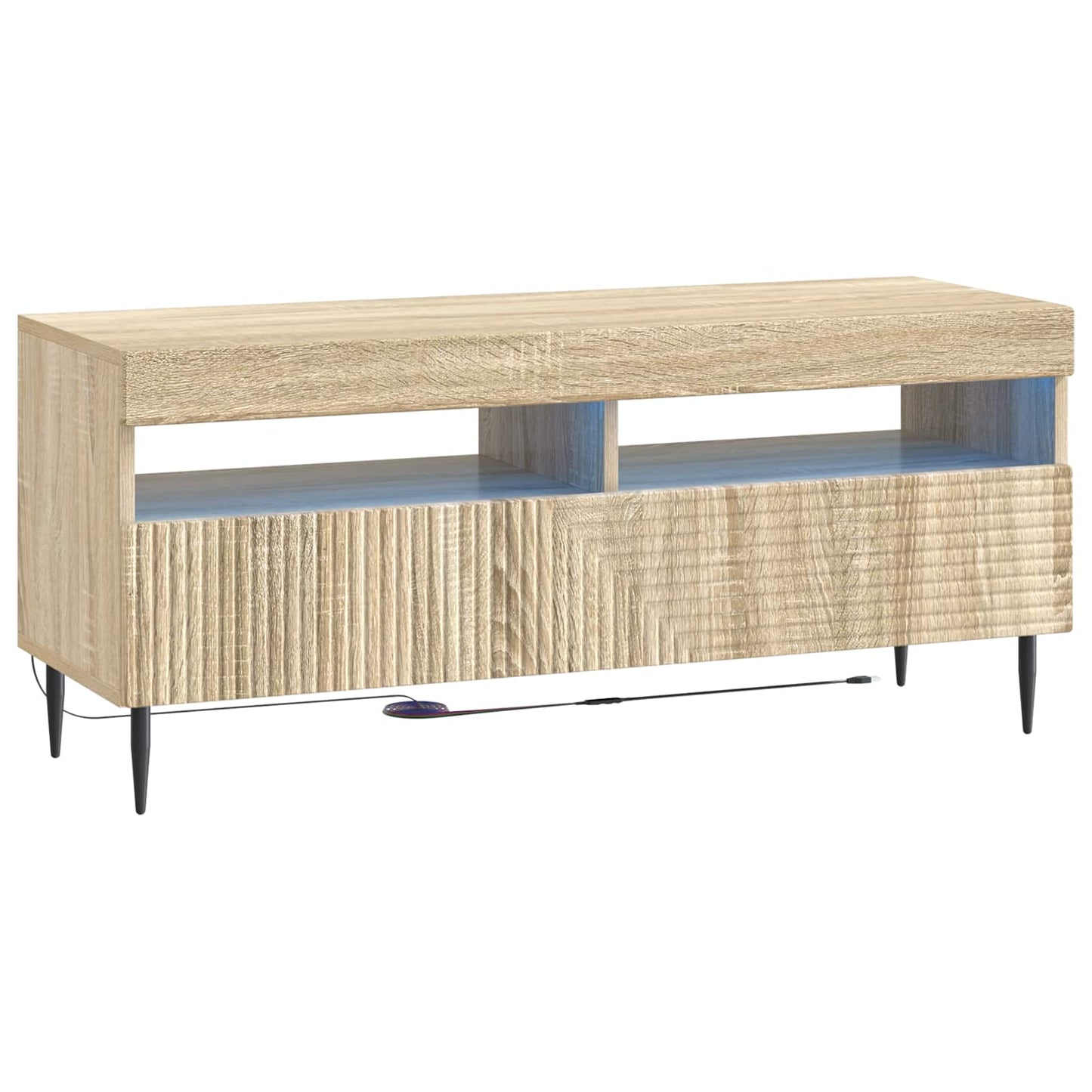 LED TV Cabinet Sonoma Oak Engineered Wood