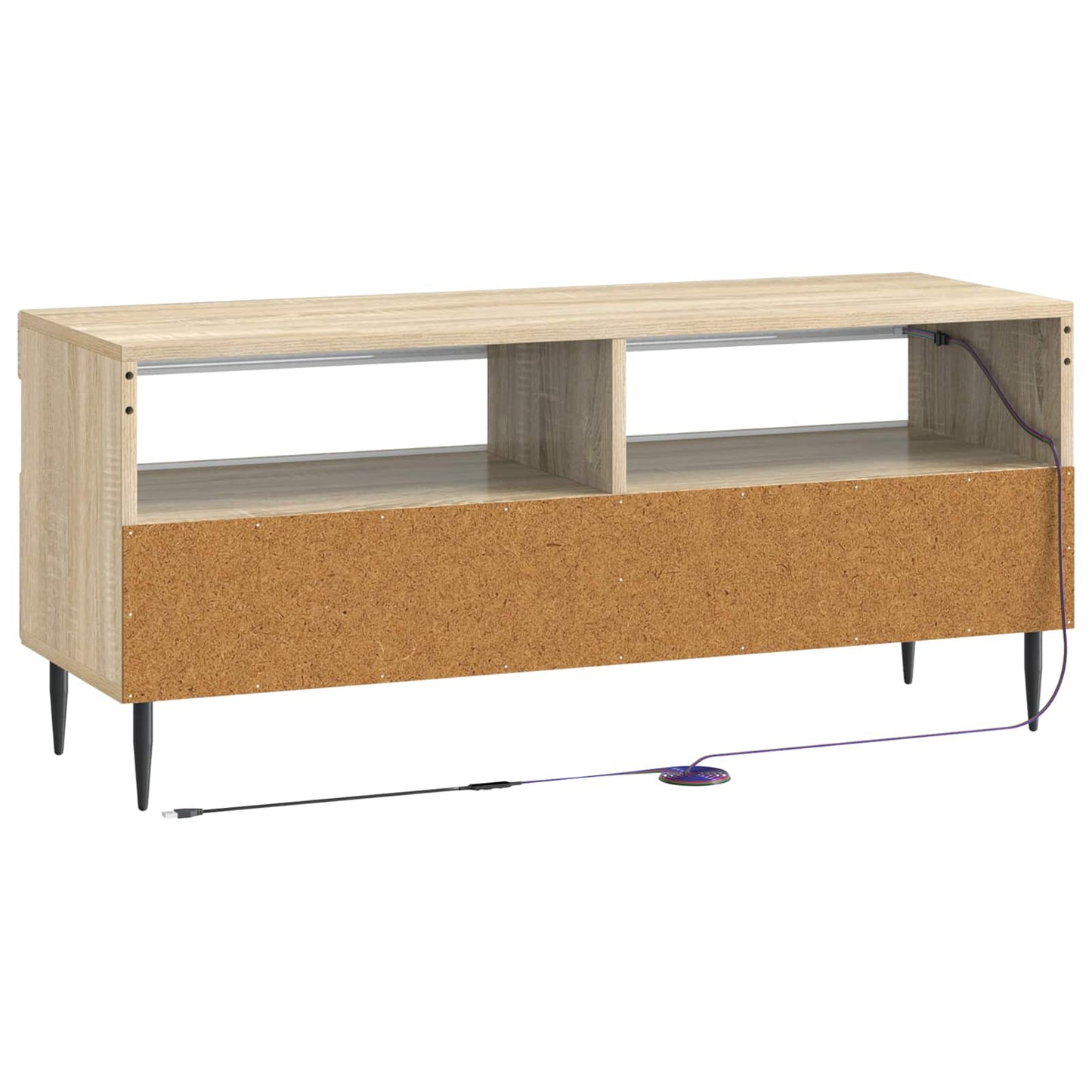 LED TV Cabinet Sonoma Oak Engineered Wood