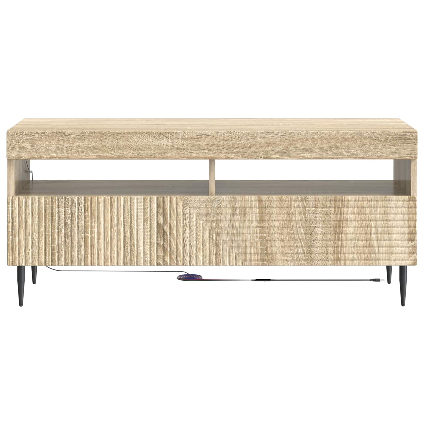 LED TV Cabinet Sonoma Oak Engineered Wood