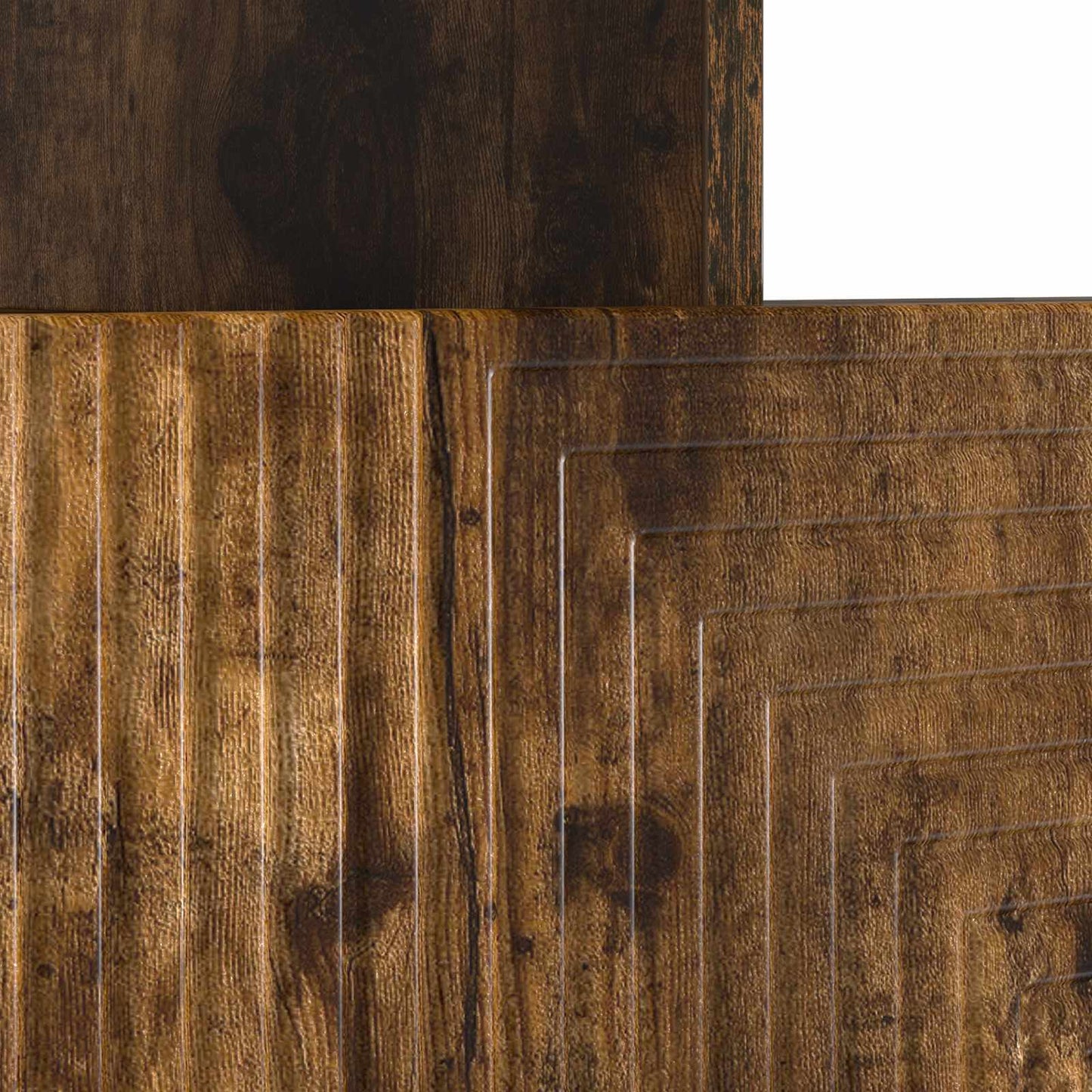 LED TV Cabinet Smoked Oak Engineered Wood