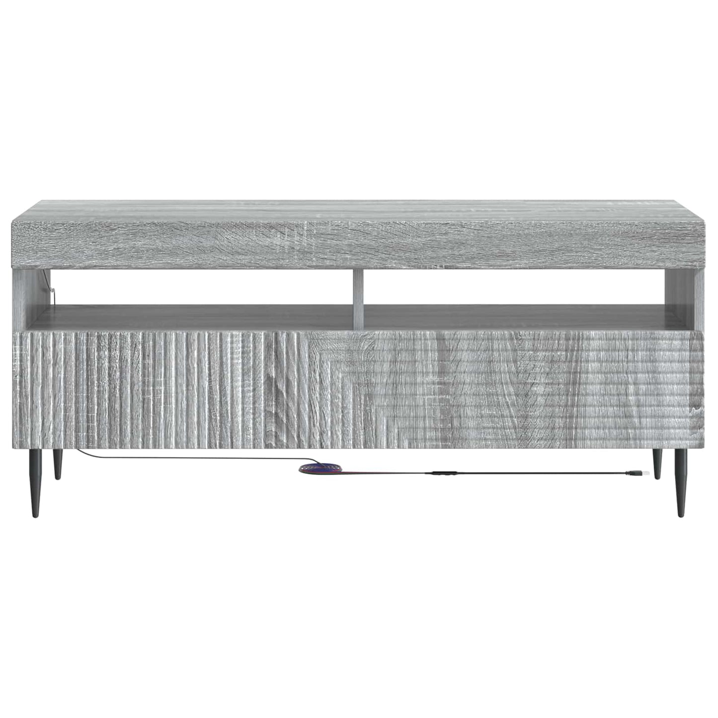 LED TV Cabinet Grey Sonoma Engineered Wood