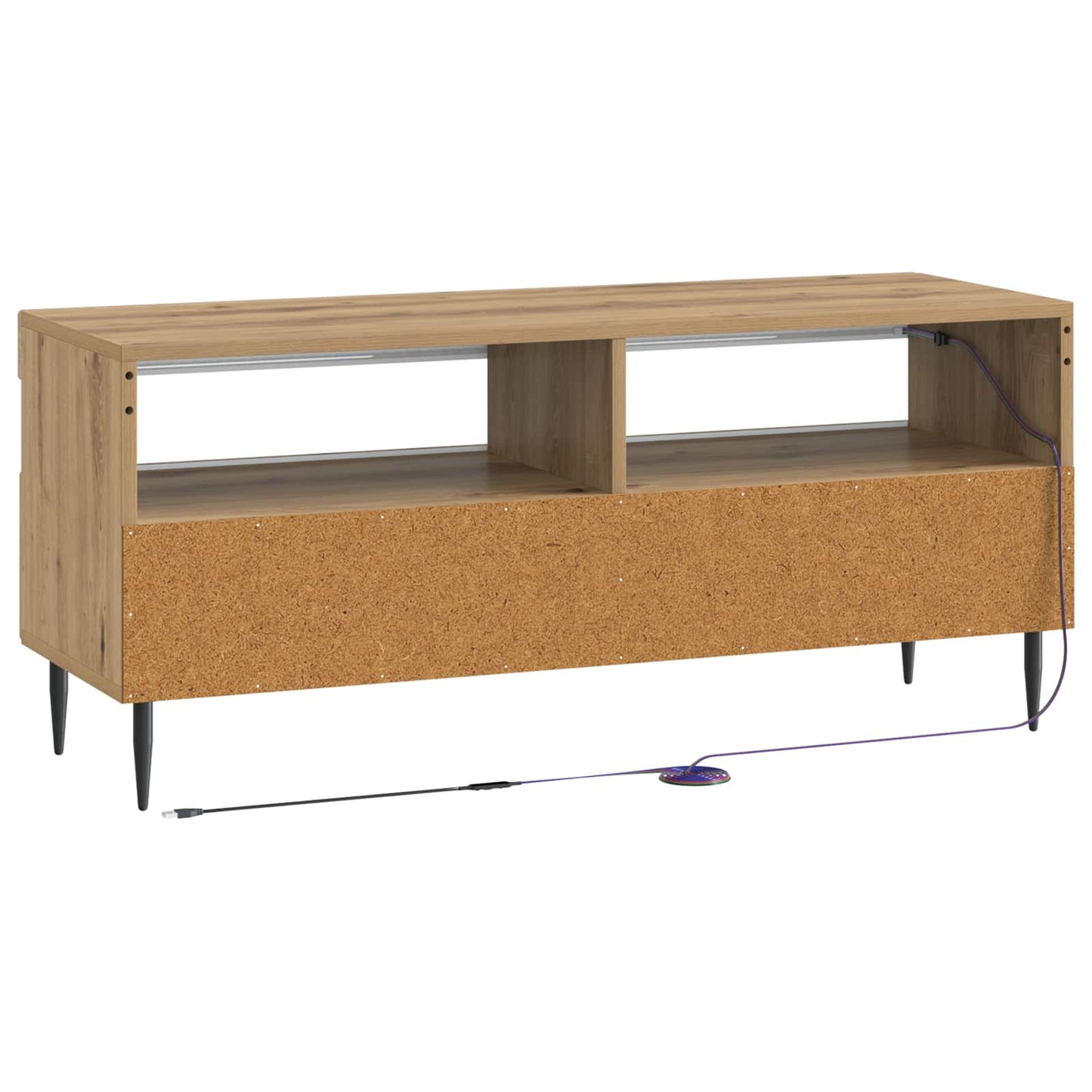 LED TV Cabinet Artisan Oak Engineered Wood