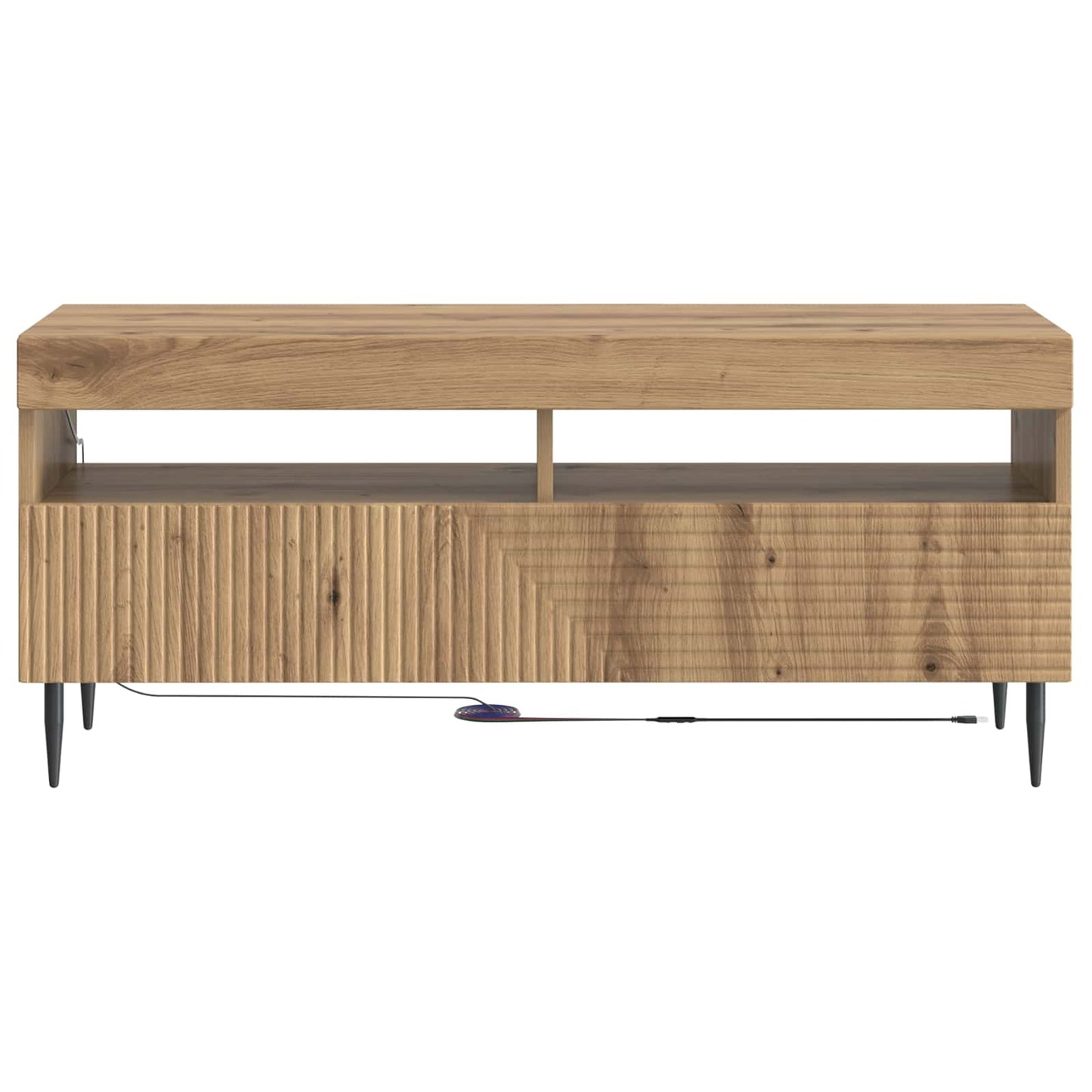 LED TV Cabinet Artisan Oak Engineered Wood