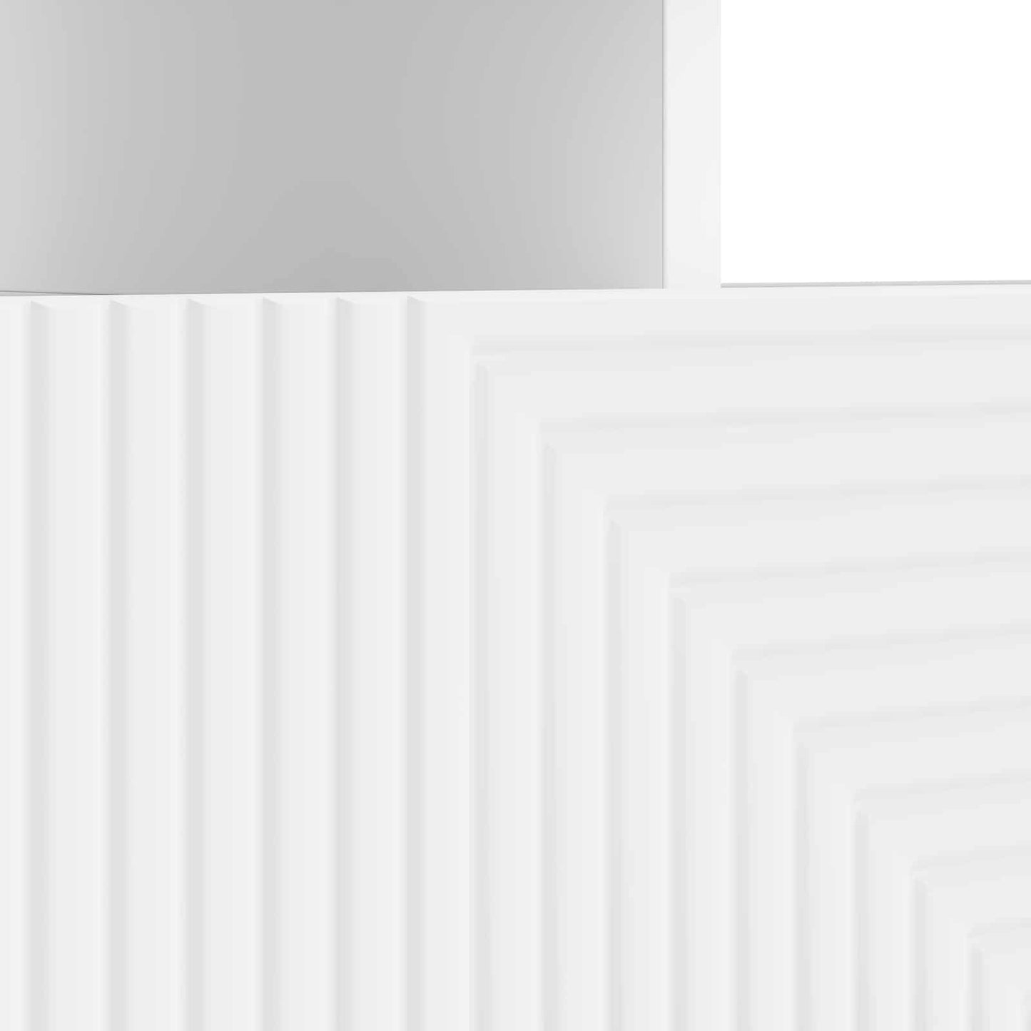 LED TV Cabinet White Engineered Wood
