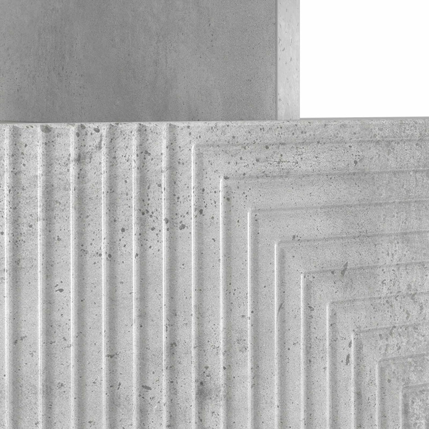 LED TV Cabinet Concrete Grey Engineered Wood