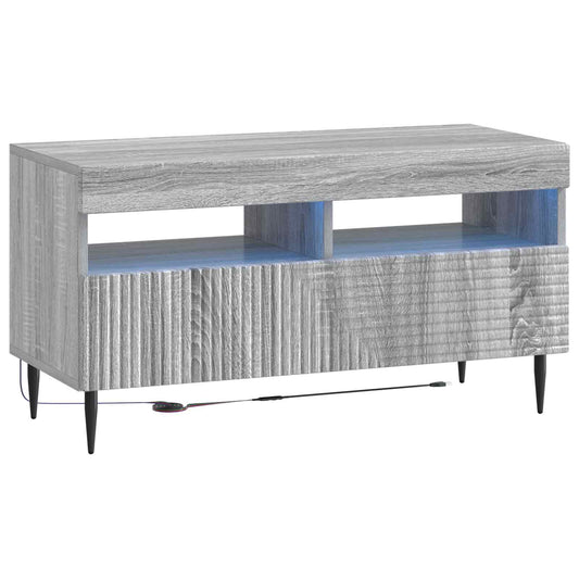 LED TV Cabinet Grey Sonoma Engineered Wood