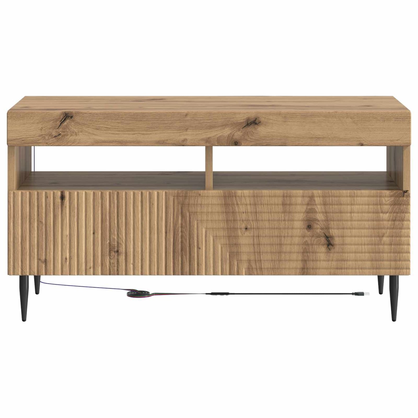LED TV Cabinet Artisan Oak Engineered Wood