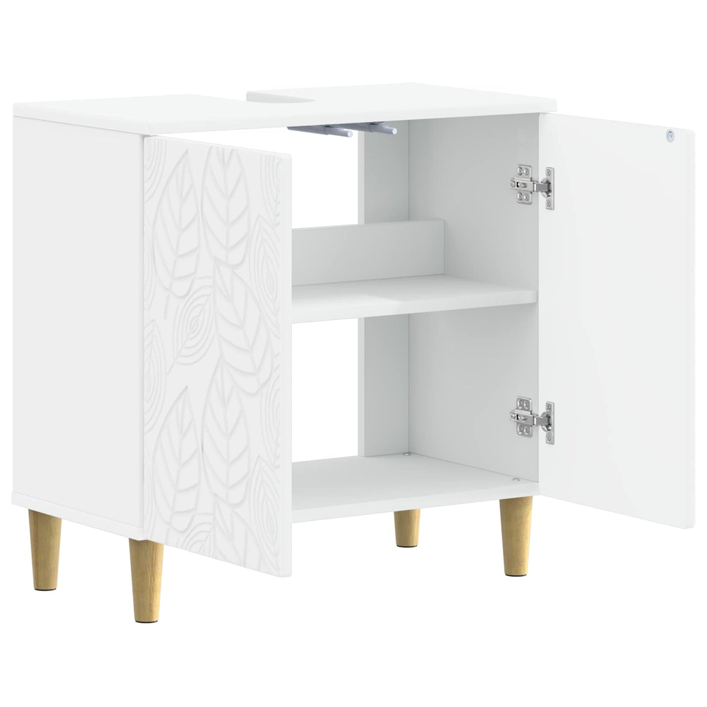 Bathroom Sink Cabinet DELFT White 59.5 x 31.5x 59 cm