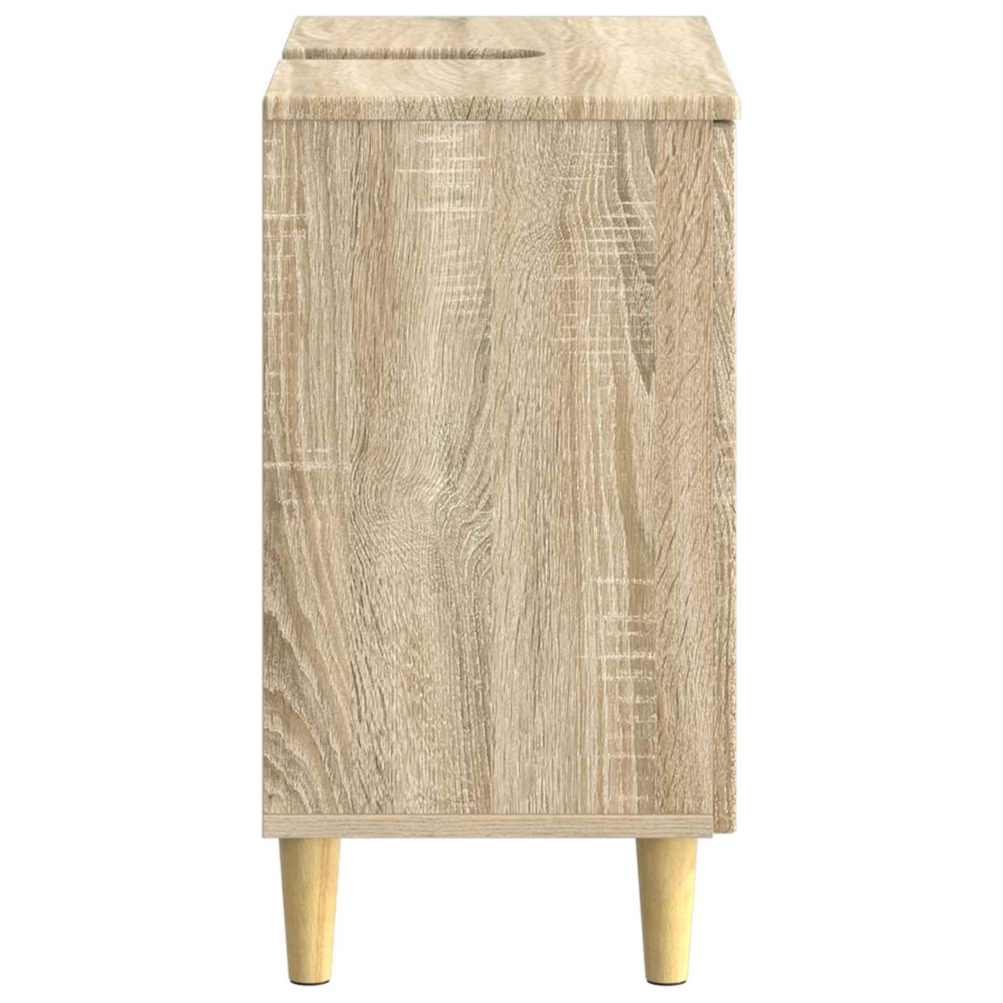 Bathroom Sink Cabinet DELFT Sonoma Oak 59.5 x 31.5x 59 cm