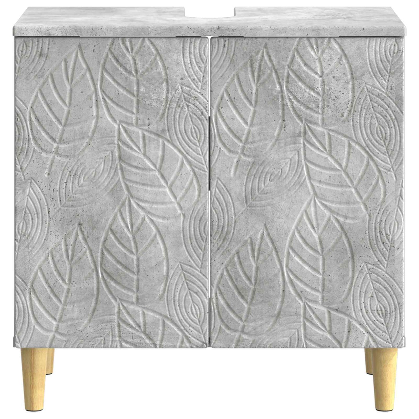 Bathroom Sink Cabinet DELFT Concrete Grey 59.5 x 31.5x 59 cm
