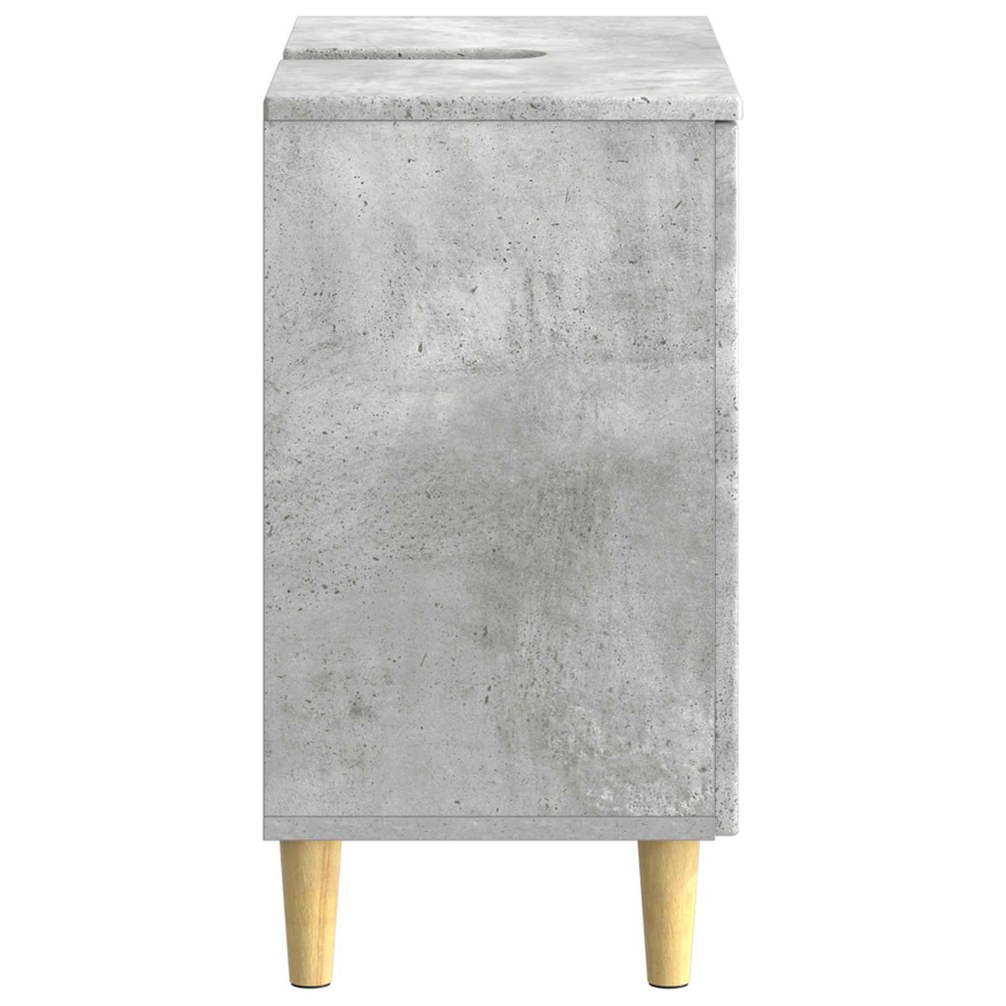 Bathroom Sink Cabinet DELFT Concrete Grey 59.5 x 31.5x 59 cm